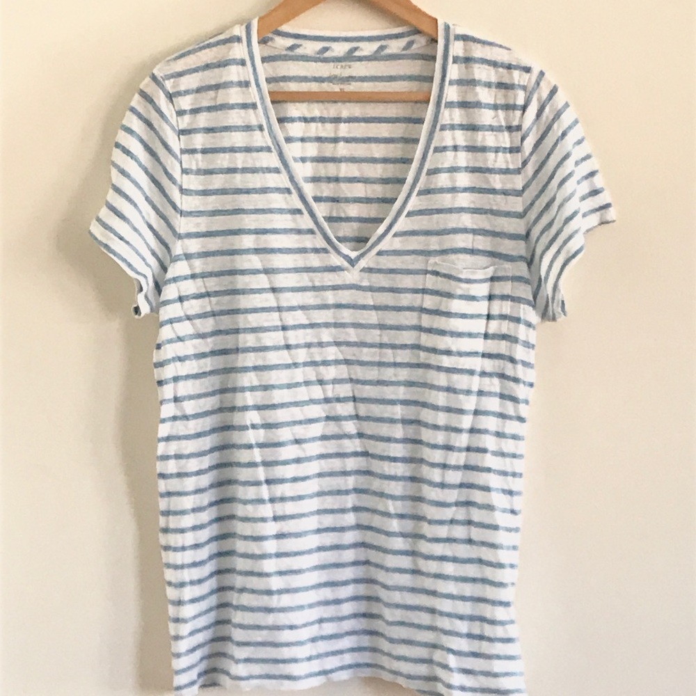 ❌SOLD❌ J.Crew | 100% linen t-shirt | XL
